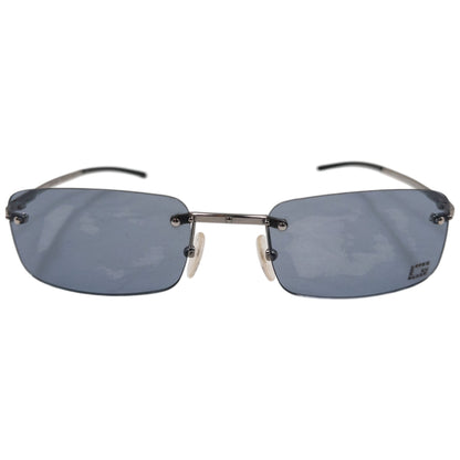 Vintage 1999 Gucci By Tom Ford Studded Rimless Sunglasses | O/S, Blue