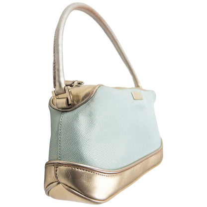 Vintage 2000s Gucci Metallic Pochette Mini Handbag