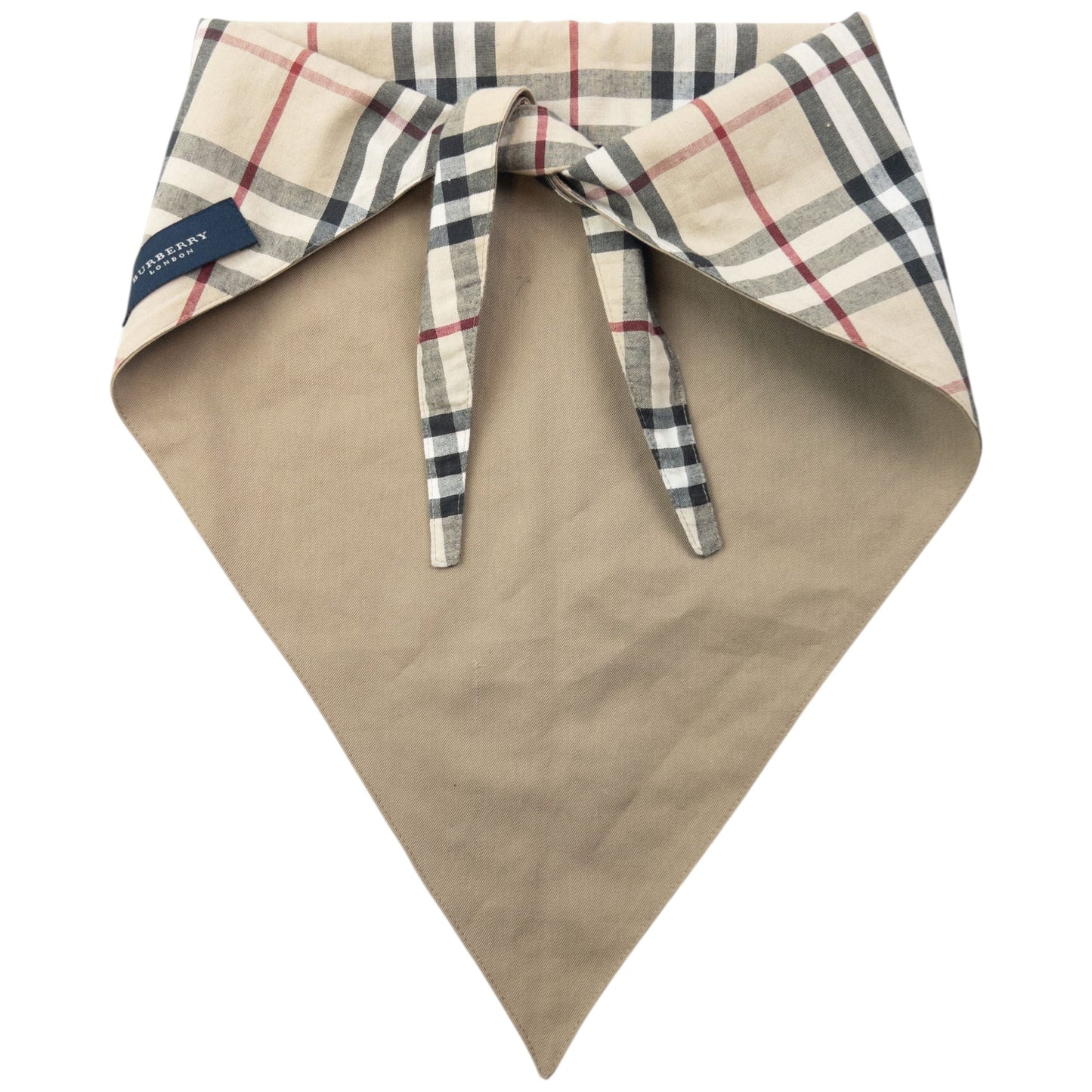 Vintage 2000s Burberry Nova Check Bandana | O/S, Beige