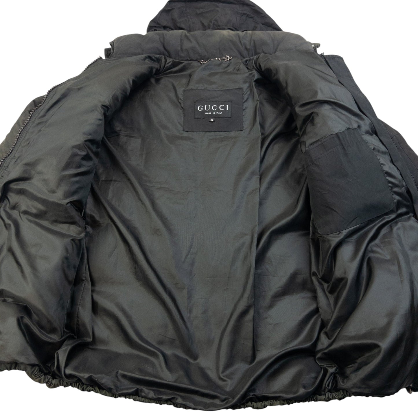 Vintage 90s Gucci By Tom Ford Zip Up Puffer Jacket Womens Size S | Small, Multicoloured