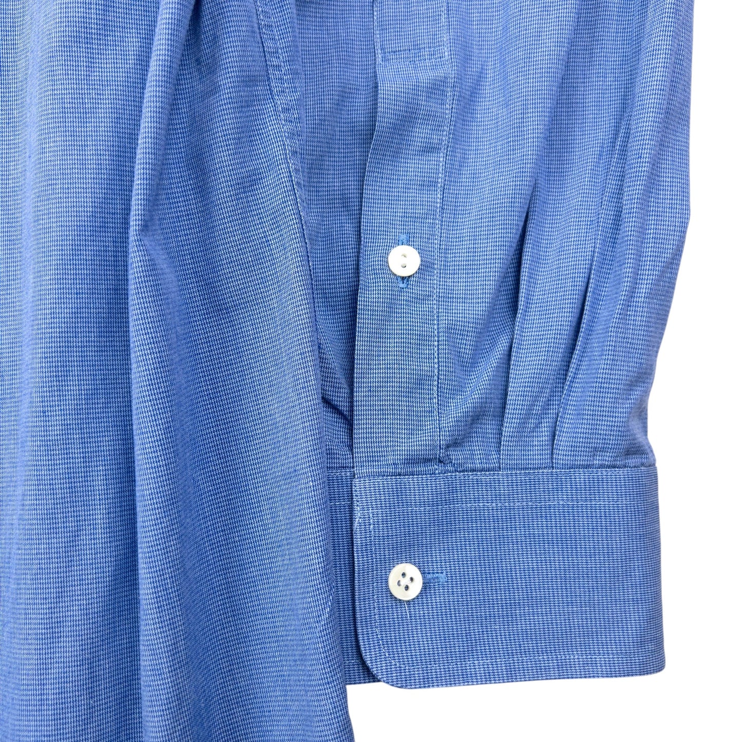 Vintage 90s Issey Miyake Long Sleeve Button Up Shirt Size L | Large, Blue