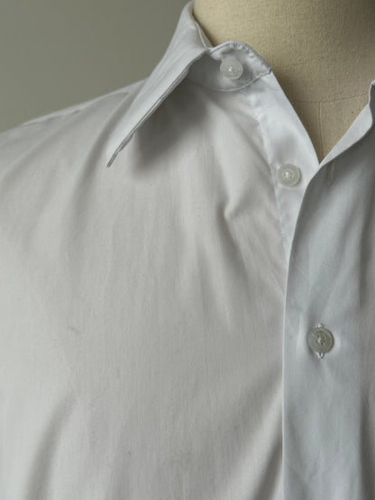 Yves Saint Laurent Pour Homme 2000s Cotton Dress Shirt - L-XL