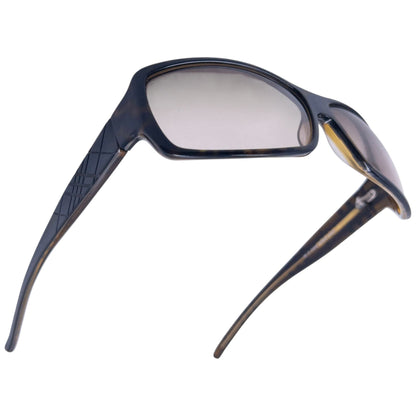 Vintage Burberry Nova Check Embossed Tortoise Shell Sunglasses