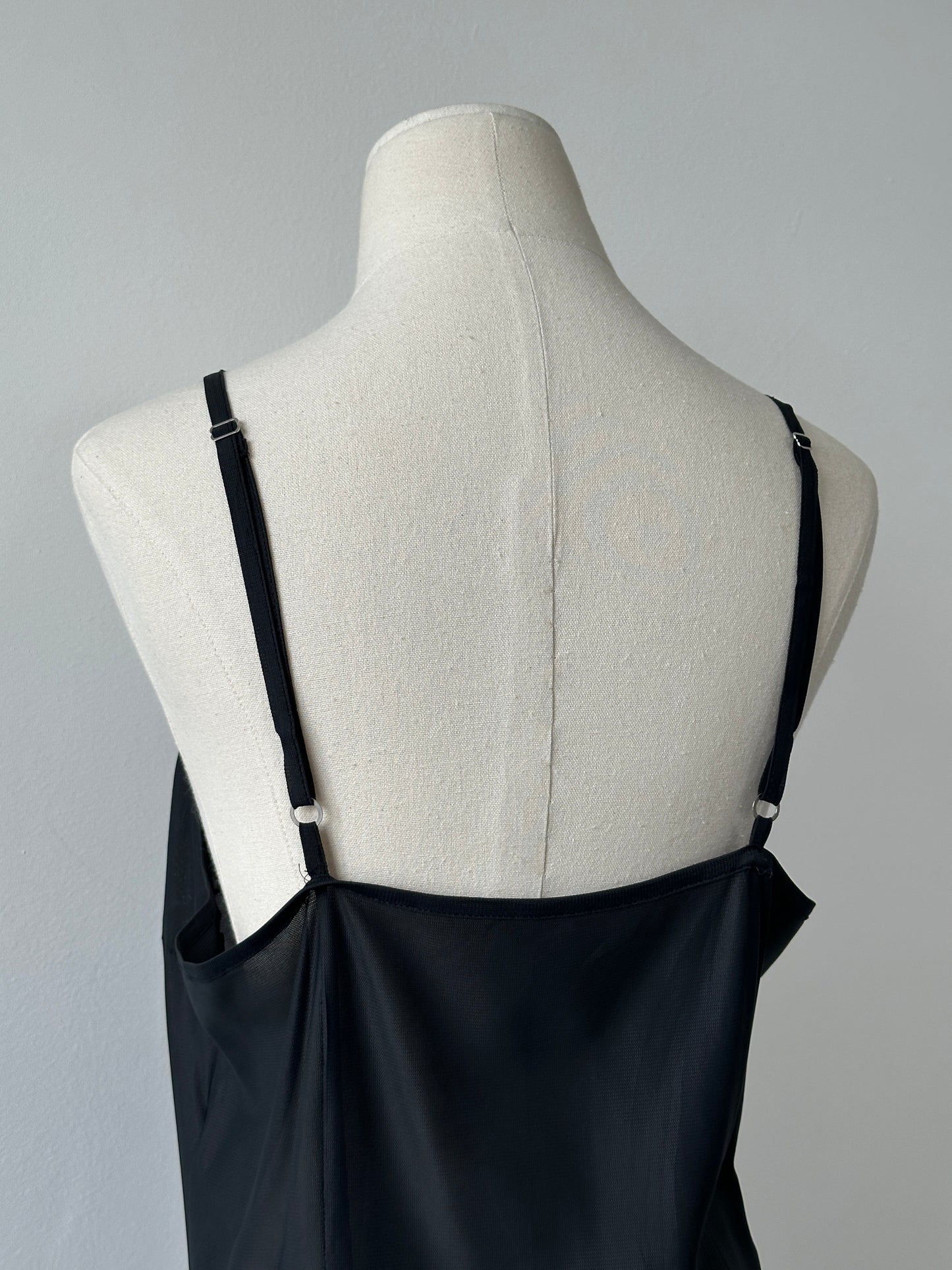Vintage 2000s Sheer Midi Slip Dress - L