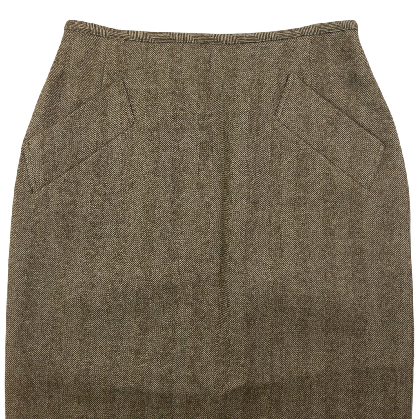 Vintage Jean Paul Gaultier Femme Wool Pencil Skirt Womens Size W24