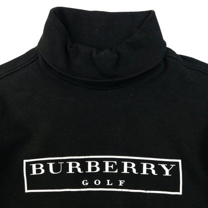 Vintage 2000s Burberry Golf Turtleneck Jumper Womens Size M | Medium, Black