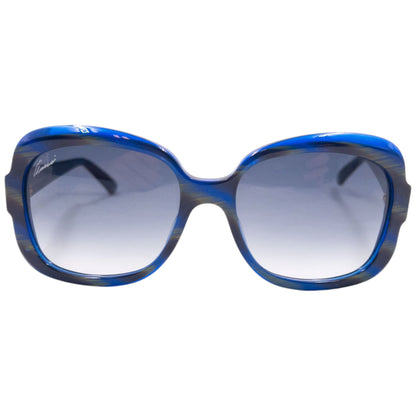 Vintage 2000s Gucci Pattern Sunglasses | O/S, Blue
