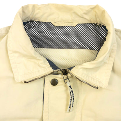 Vintage 90s Burberry Zip Up Jacket Size M | Medium, Cream