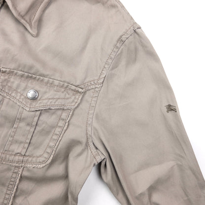 Vintage Burberry Black Label Nova Check Cuff Jacket Womens Size M