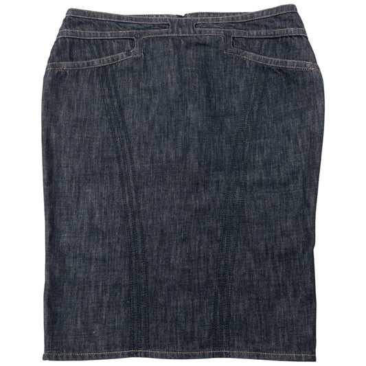 Vintage 2002 Gucci By Tom Ford Denim Skirt Womens Size W29 | W29, Grey