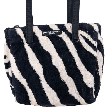 Vintage Dolce & Gabbana Zebra Pattern Handbag