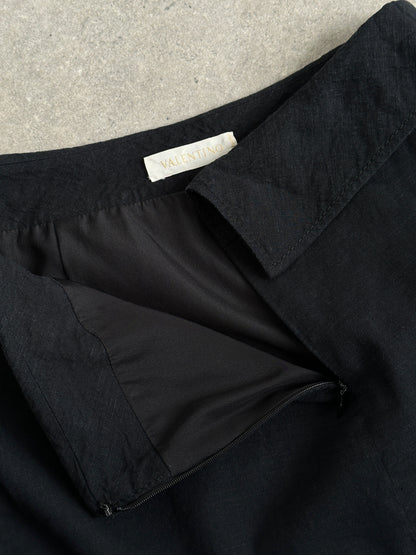 Valentino 2000s Linen Mini Skirt - W28