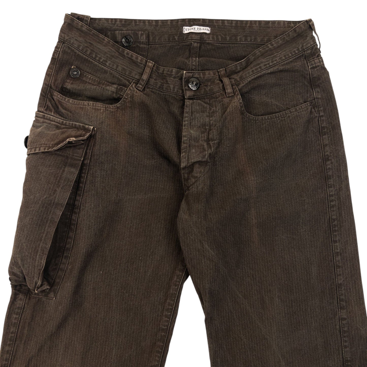 Vintage 2006 Stone Island Cargo Trousers Size W33 | W33, Brown