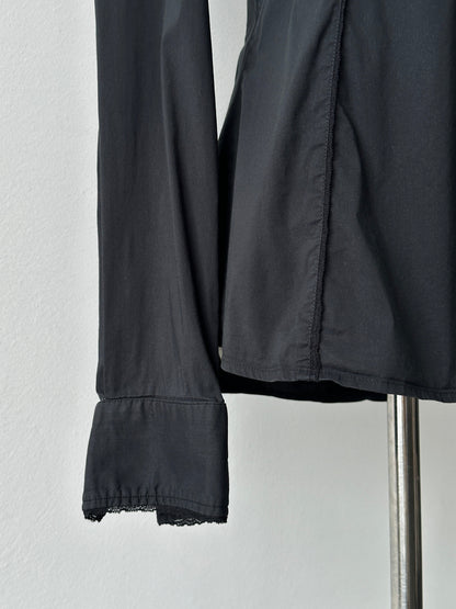 Dolce & Gabbana 1990s Dagger Collar Fitted Shirt - S-M