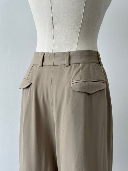 Giorgio Armani 1990s Tapered Leg Tailored Trousers - W24