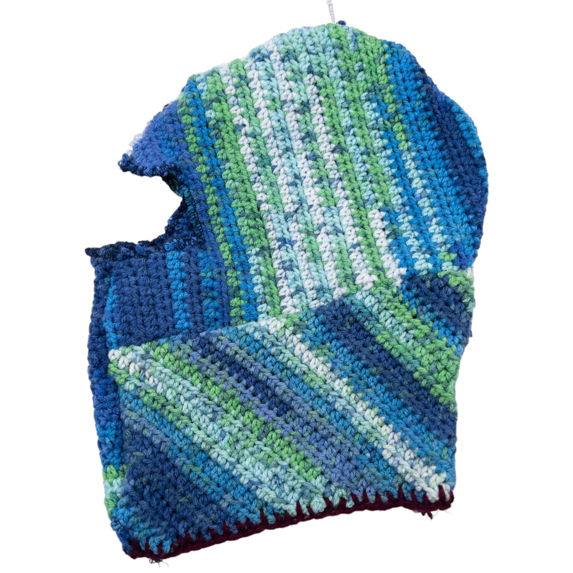 Vintage Knit Crochet Balaclava One Size - Known Source