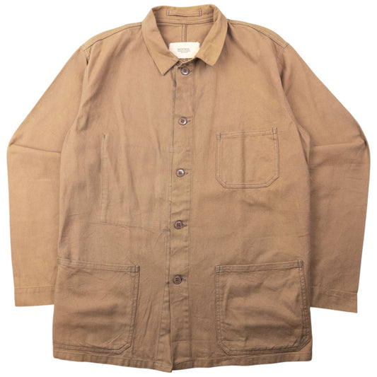 Vintage 2000s Cabane De Zucca By Issey Miyake Button Up Jacket Size M | Medium, Brown