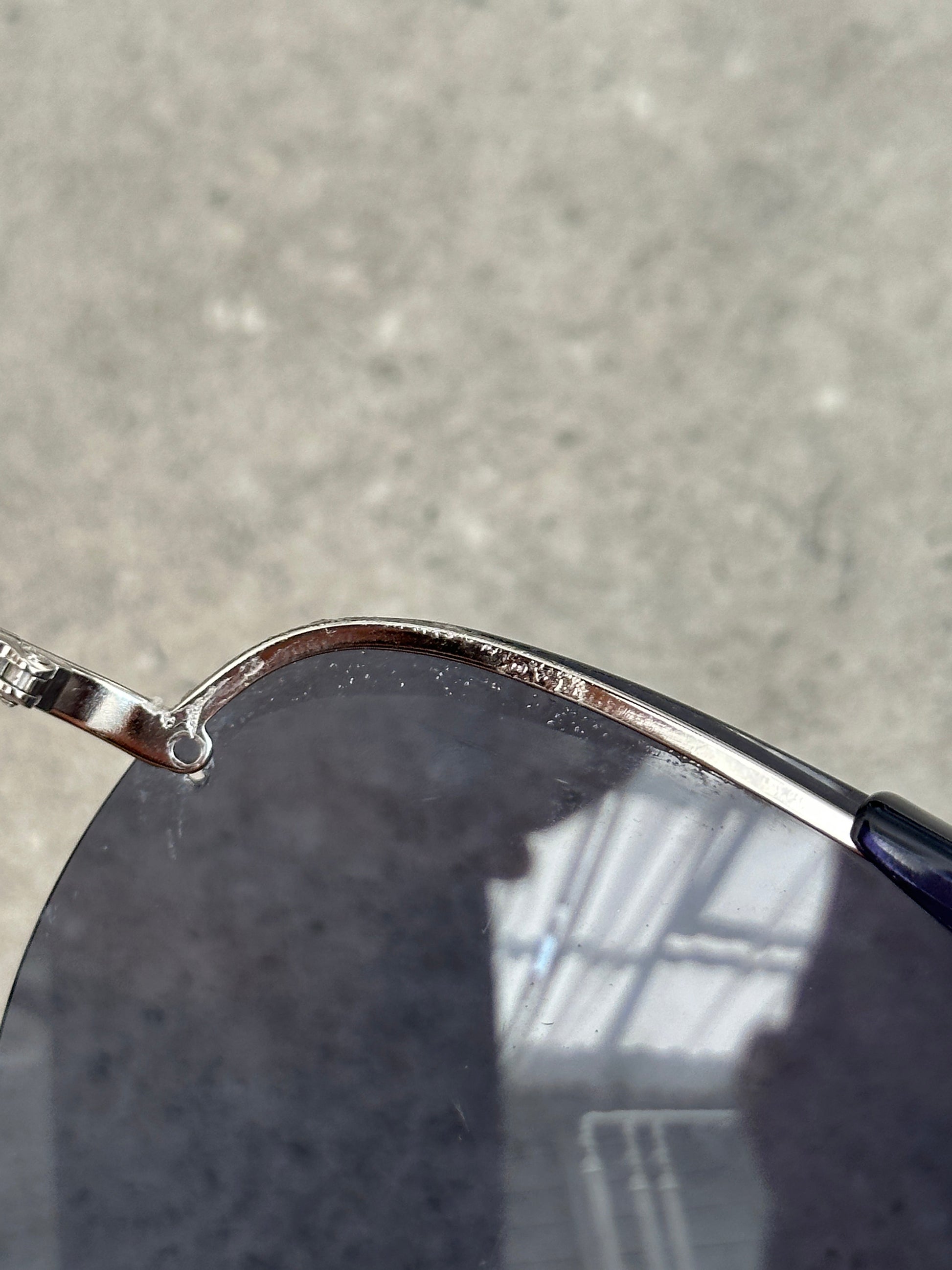Giorgio Armani 2000s Oversized Shield Rimless Sunglasses