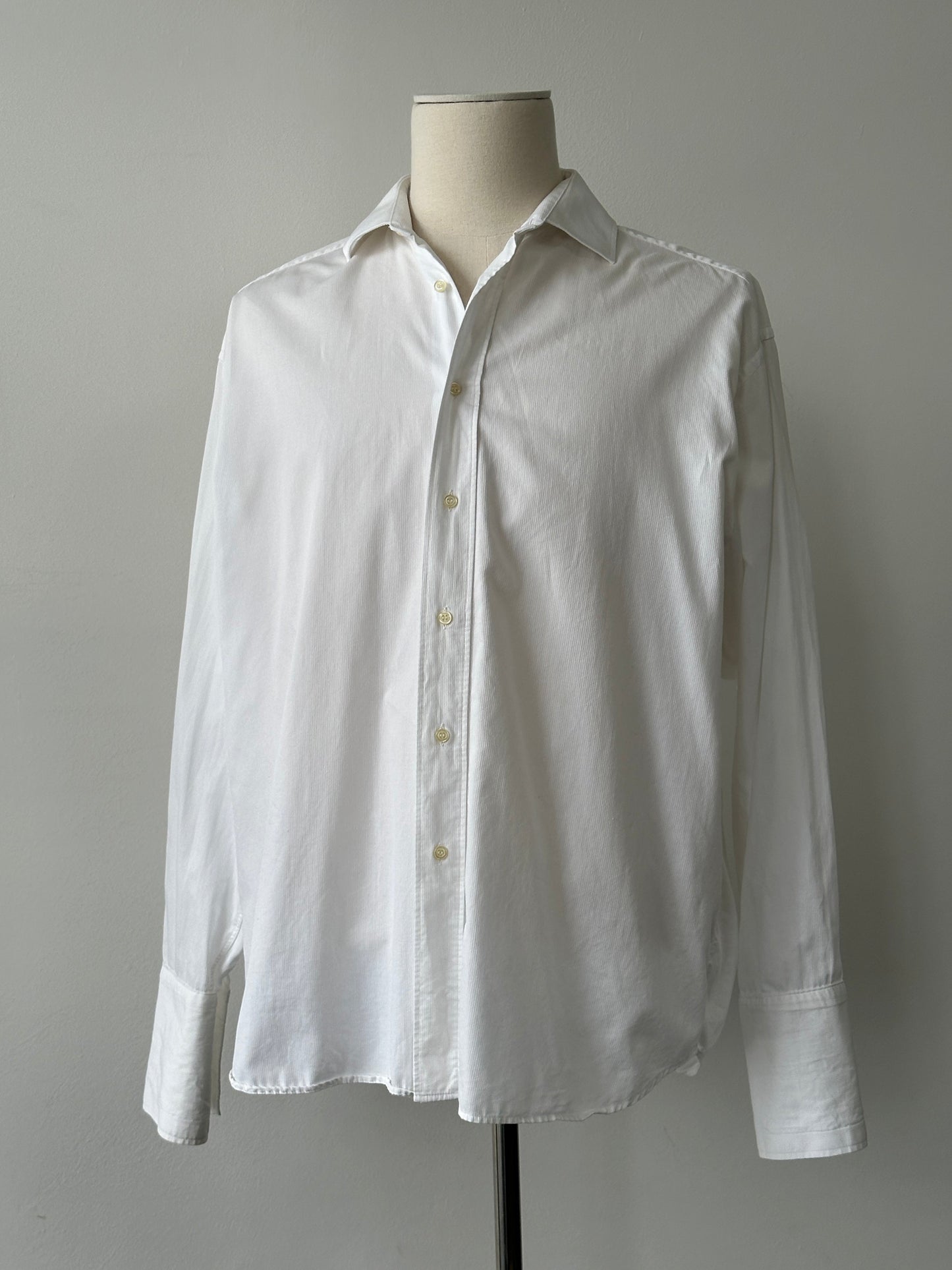 Christian Dior Monsieur 1990s Pure Cotton Dress Shirt - XL