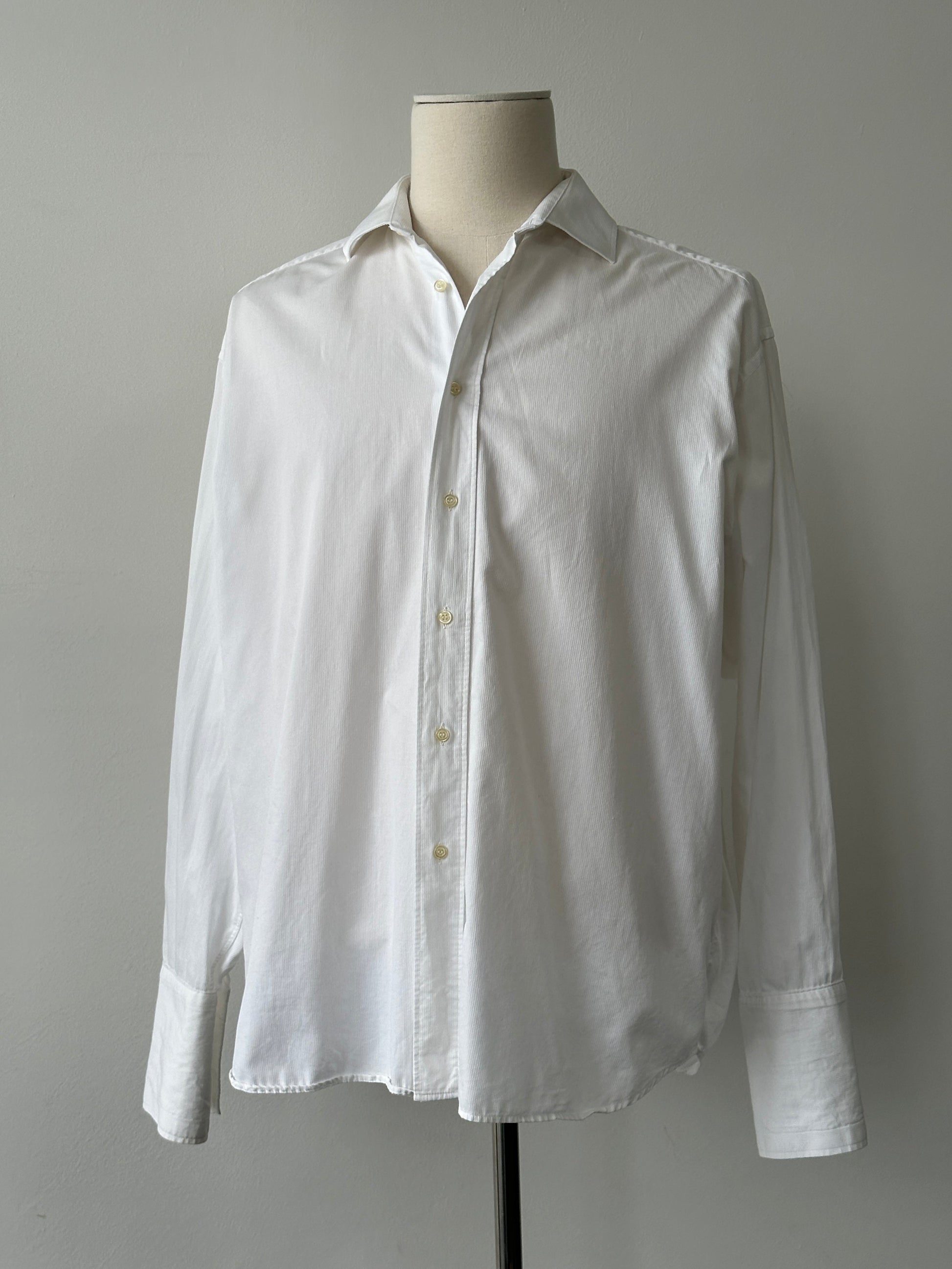 Christian Dior Monsieur 1990s Pure Cotton Dress Shirt - XL