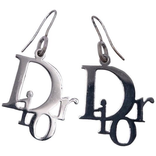 Vintage Dior Logo Earrings