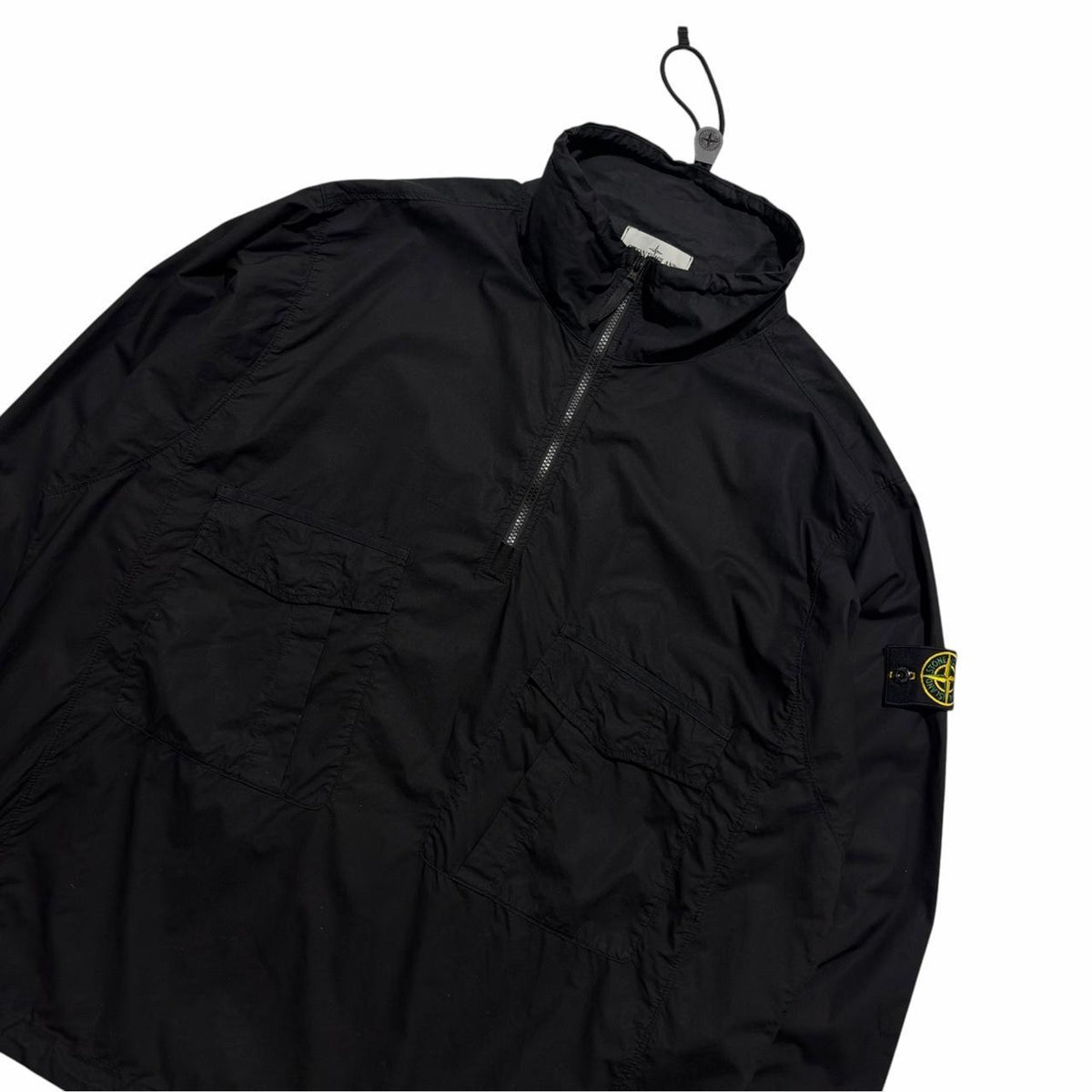 Stone Island Pullover Smock Jacket | XXL, Black
