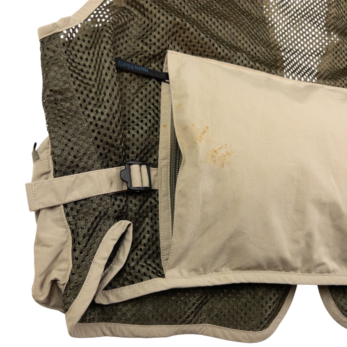 Vintage Montbell Multi Pocket Cargo Vest Gilet Size M