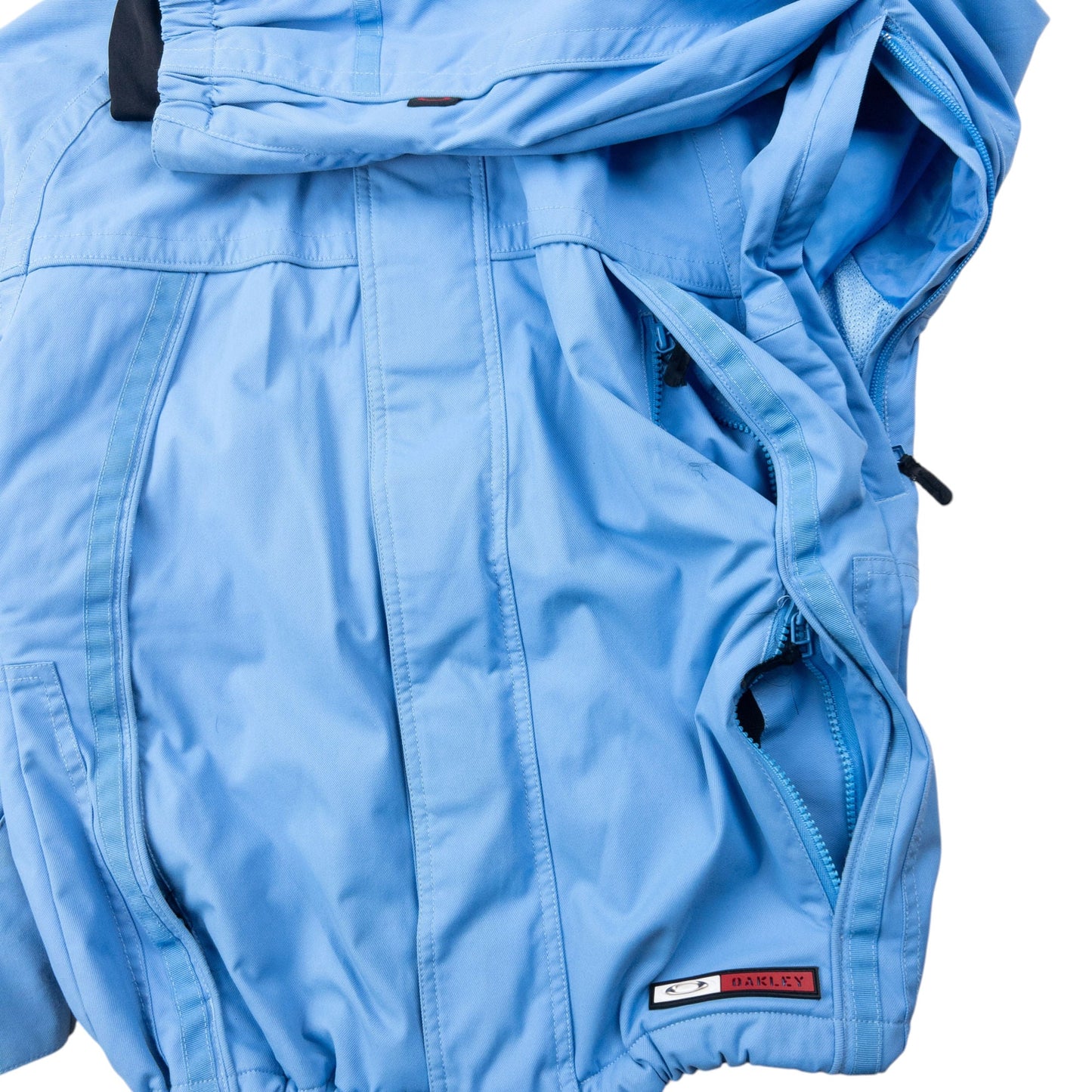 Vintage 90s Oakley Zip Up Snowboarding Jacket Size S | Small, Blue