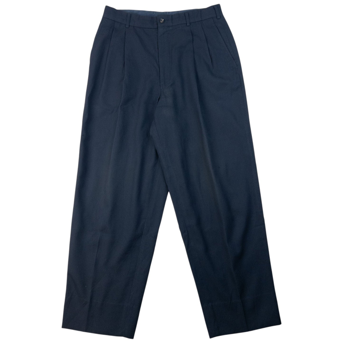 Vintage 1991 Comme Des Garçons HOMME Pleated Trousers Size W31 | W31, Navy