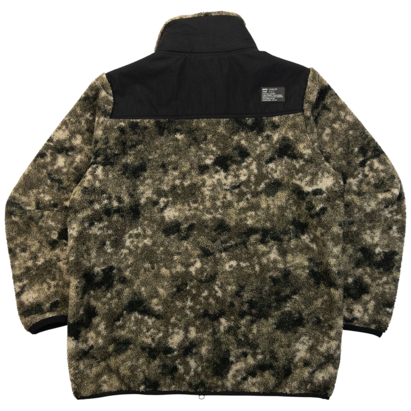 Oakley Zip Up Camo Fleece Jacket Size S | Small, Camo