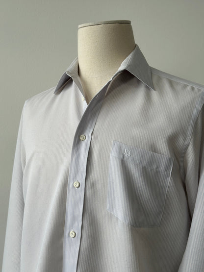 Christian Dior Chemises 1990s Striped Logo Shirt - L