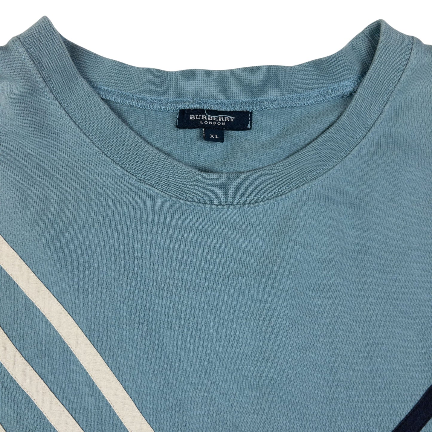 Vintage Burberry Striped Lightweight Jumper Size XL