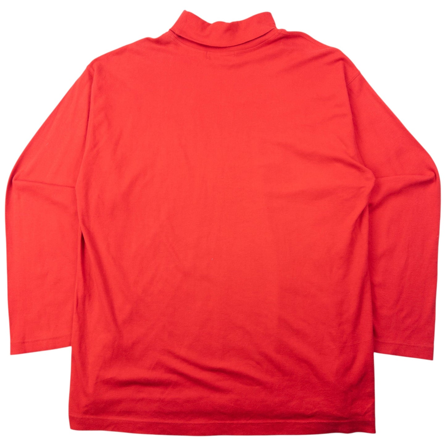 Vintage 90s Burberry Golf Long Sleeve Turtleneck T Shirt Size L | Large, Red