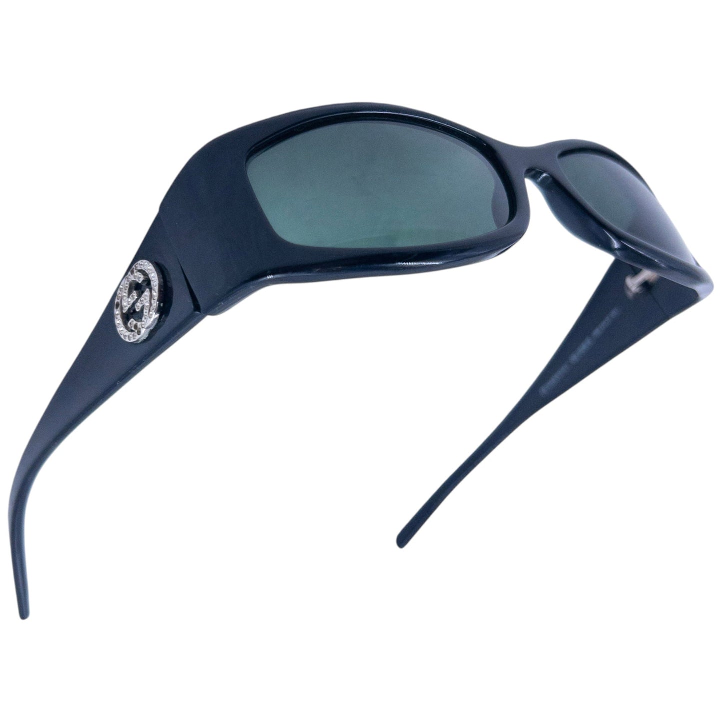 Vintage 2000s Gucci By Tom Ford Diamanté Sunglasses | O/S, Black