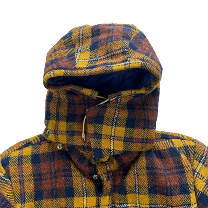 Vintage The North Face Purple Label X Harris Tweed Padded Jacket Size S