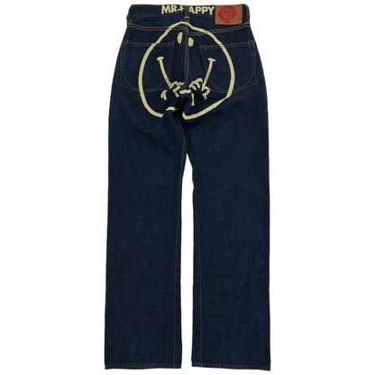 Vintage Mr. Men Little Miss Embroidered Denim Jeans Size W30