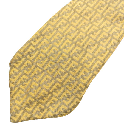 Vintage Fendi Monogram Silk Tie