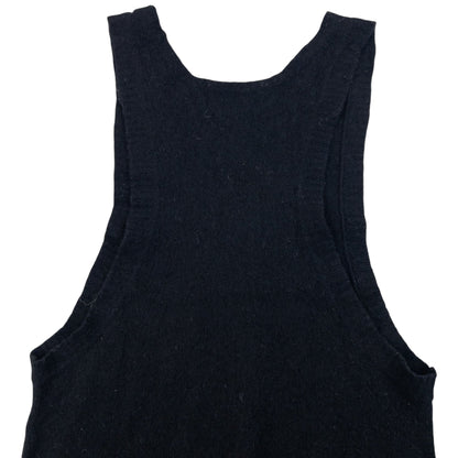 Vintage 90s Yohji Yamamoto Wool Vest Top Womens Size S | Small, Black
