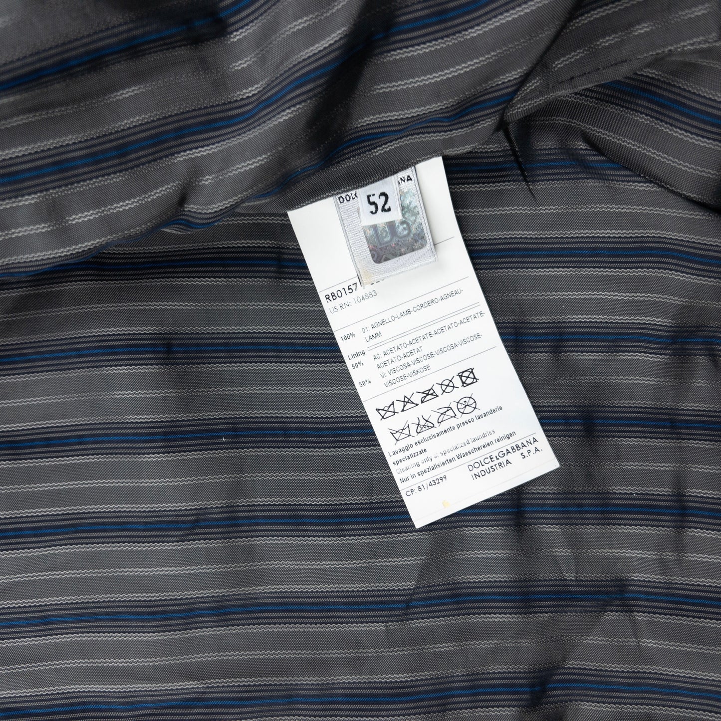 Vintage Dolce & Gabbana Lamb Leather Biker Jacket Size M