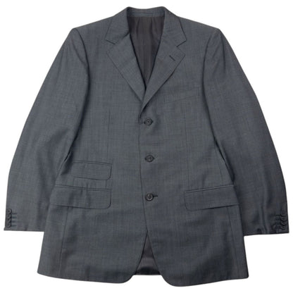 Vintage 90s Gucci Jacket & Trousers Suit Set Size M | Medium, Grey