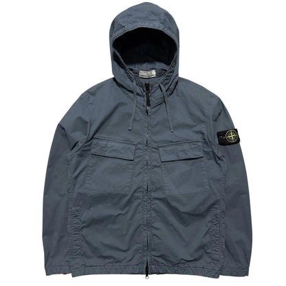 Stone Island Cotton Twill Jacket | Medium, Slate Grey