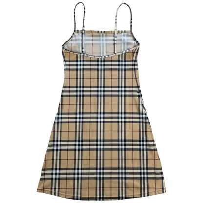 Vintage Burberry Nova Check Mini Dress Size M