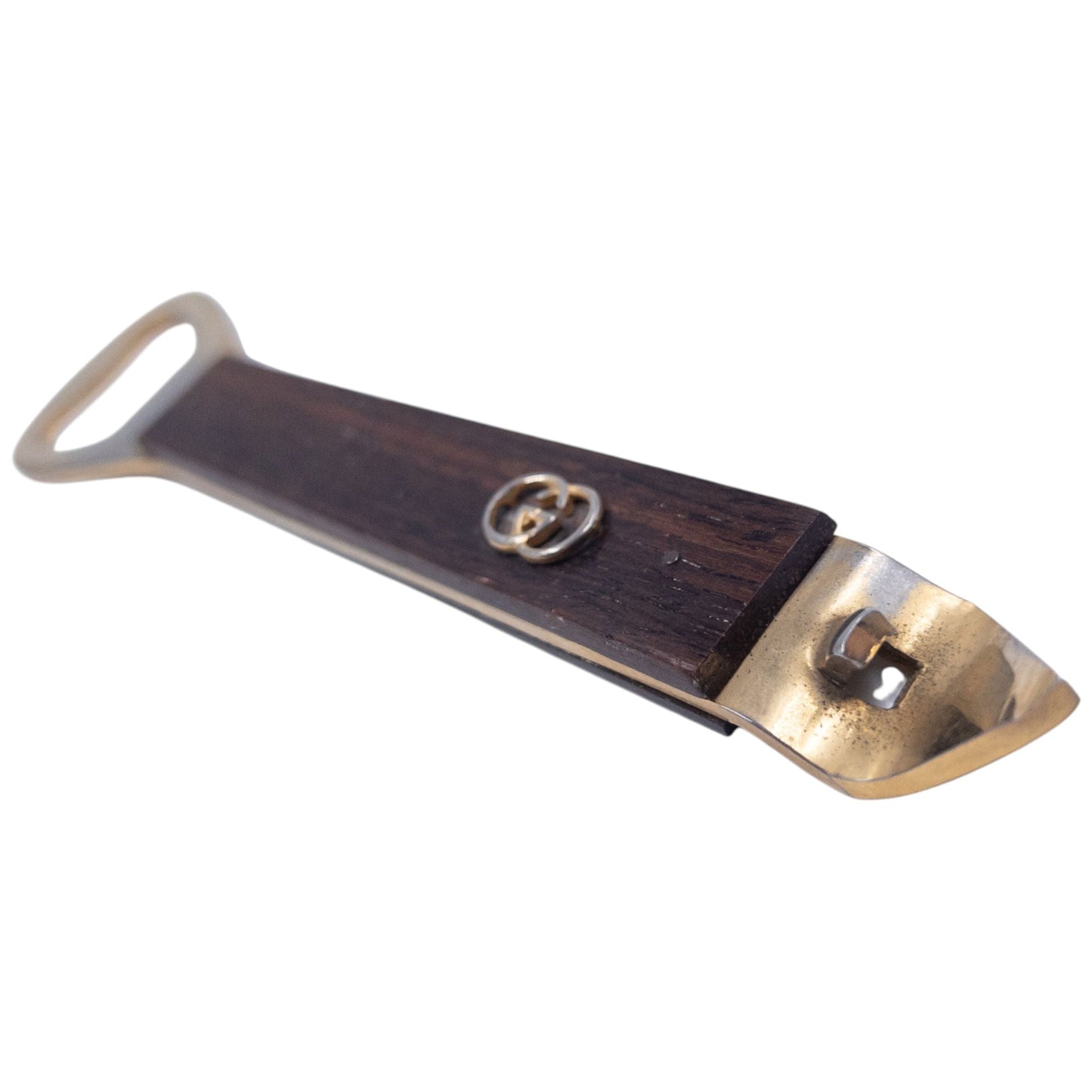 Vintage 80s Gucci Bottle Opener | O/S, Brown