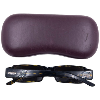 Vintage 2000s Gucci By Tom Ford Tortoise Shell Sunglasses | O/S, Multicoloured