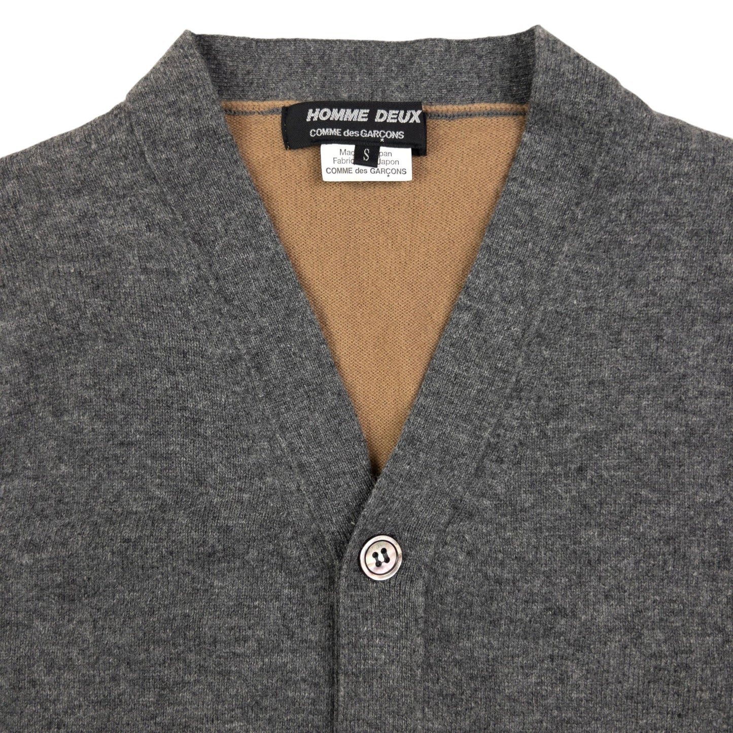 Vintage Comme Des Garçons HOMME DEUX Wool Cardigan Size S