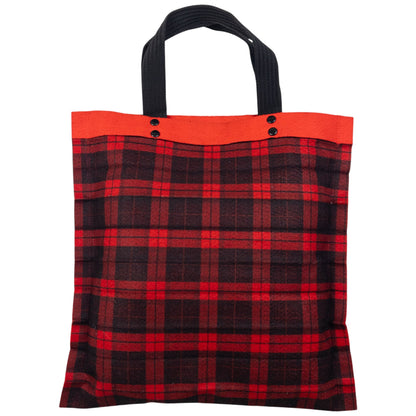 Vintage Issey Miyake Tartan Handbag