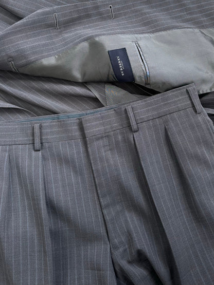 Burberry London 1990s Pure Wool Striped Suit - 40R/W32