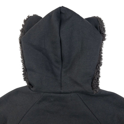 Vintage Ne-Net By Issey Miyake Zip Up Fleece Animal Hoodie Womens Size M