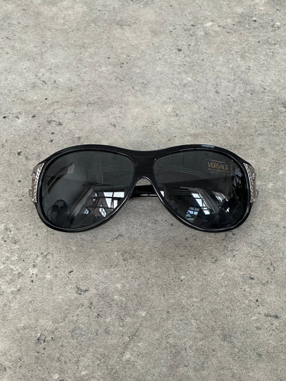 Versace 2000s Oversized Medusa Logo Sunglasses