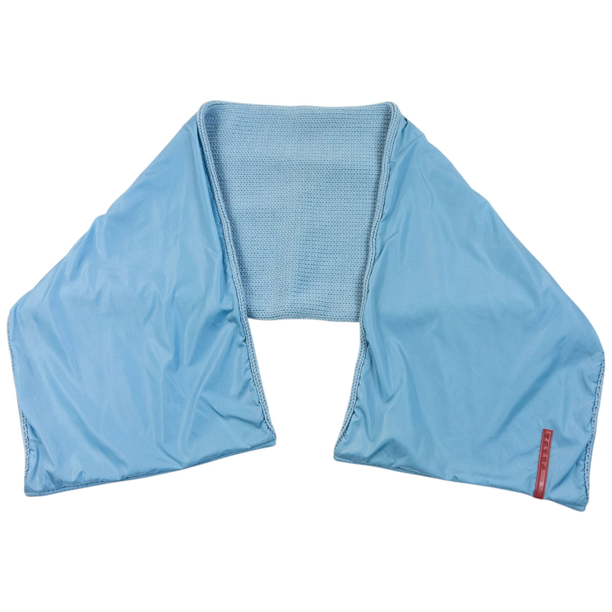 Vintage 2000s Prada Sport Knit Scarf | O/S, Blue